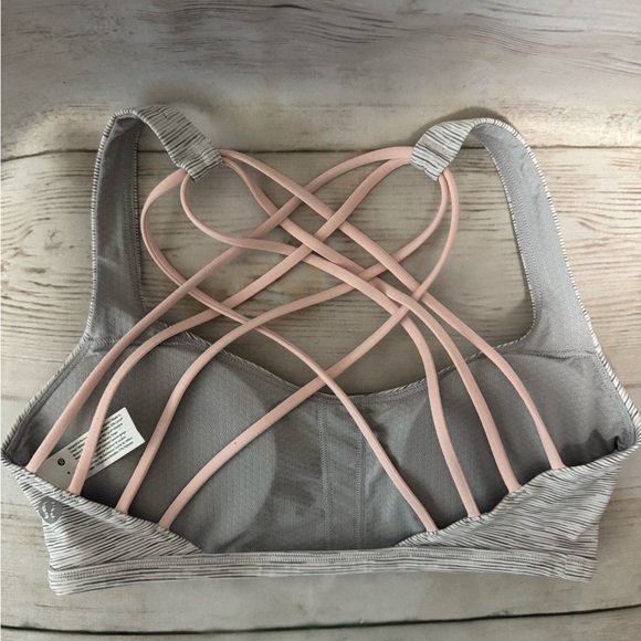 lululemon athletica Gray and Pink Sports Bra - Picture 4 of 5